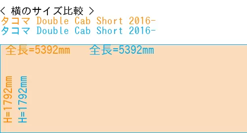 #タコマ Double Cab Short 2016- + タコマ Double Cab Short 2016-